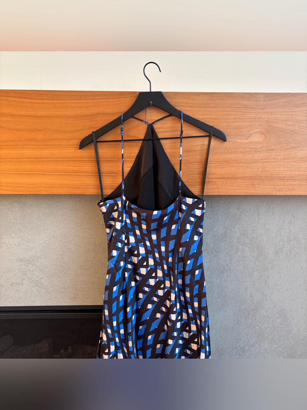 STAUD CUBISM DRESS - ARGYLE BLACK, SIZE L - Picture 13 of 16